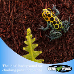 Fernwood terrarium background panel standard fit complements common reptile tanks with easy trimming.