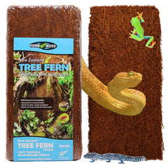Fernwood tree fern panel natural texture for authentic vivarium aesthetics and habitat enrichment.