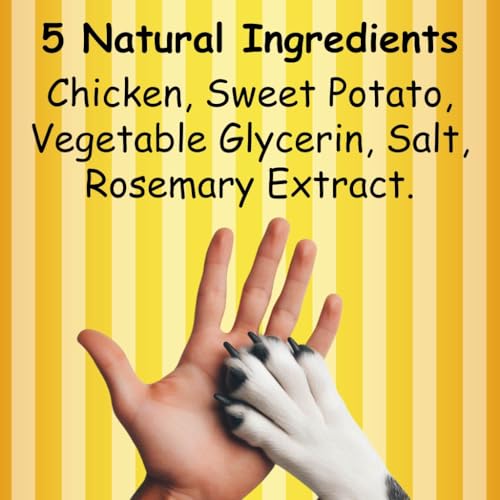 Fetch Fries chicken and sweet potato ingredients reveal real meat and veggie goodness for dogs.