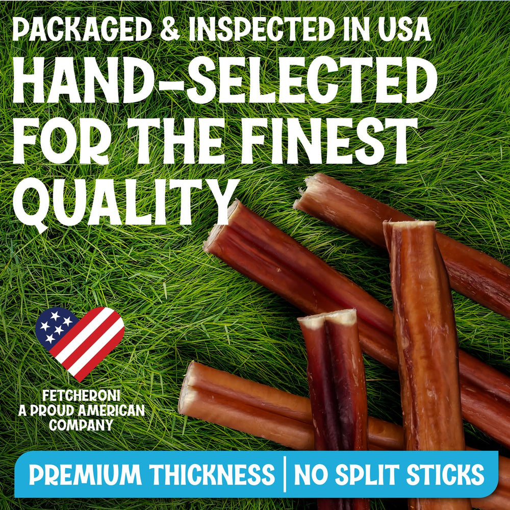 Fetcheroni bully sticks quality packing — consistent sizing for happy pets