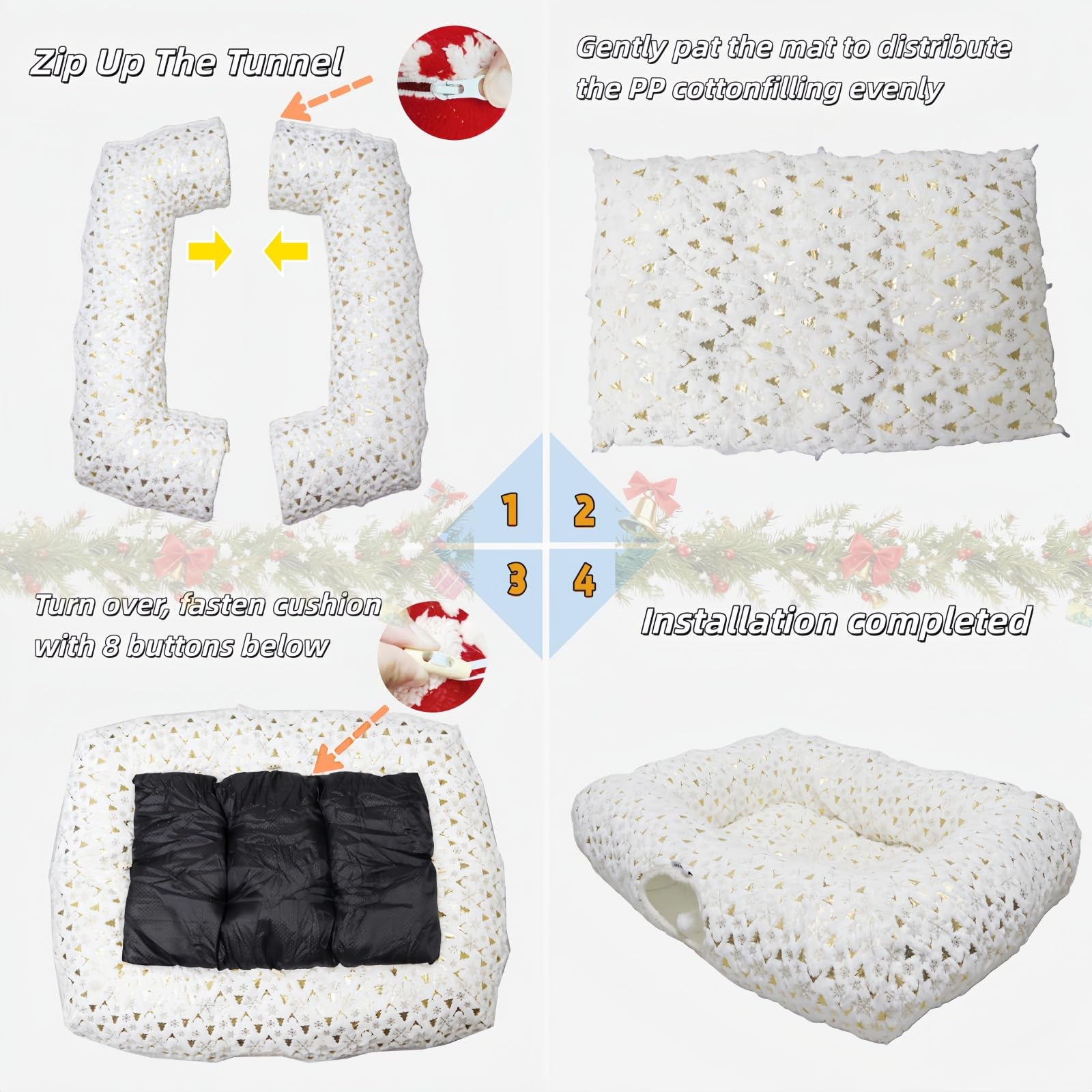 Feyxfnne christmas-patterns-decor adds festive charm to any room.