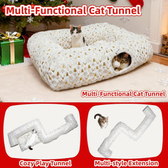 Feyxfnne warm-mat-soft-lining delivers gentle warmth for a cozy feline retreat.