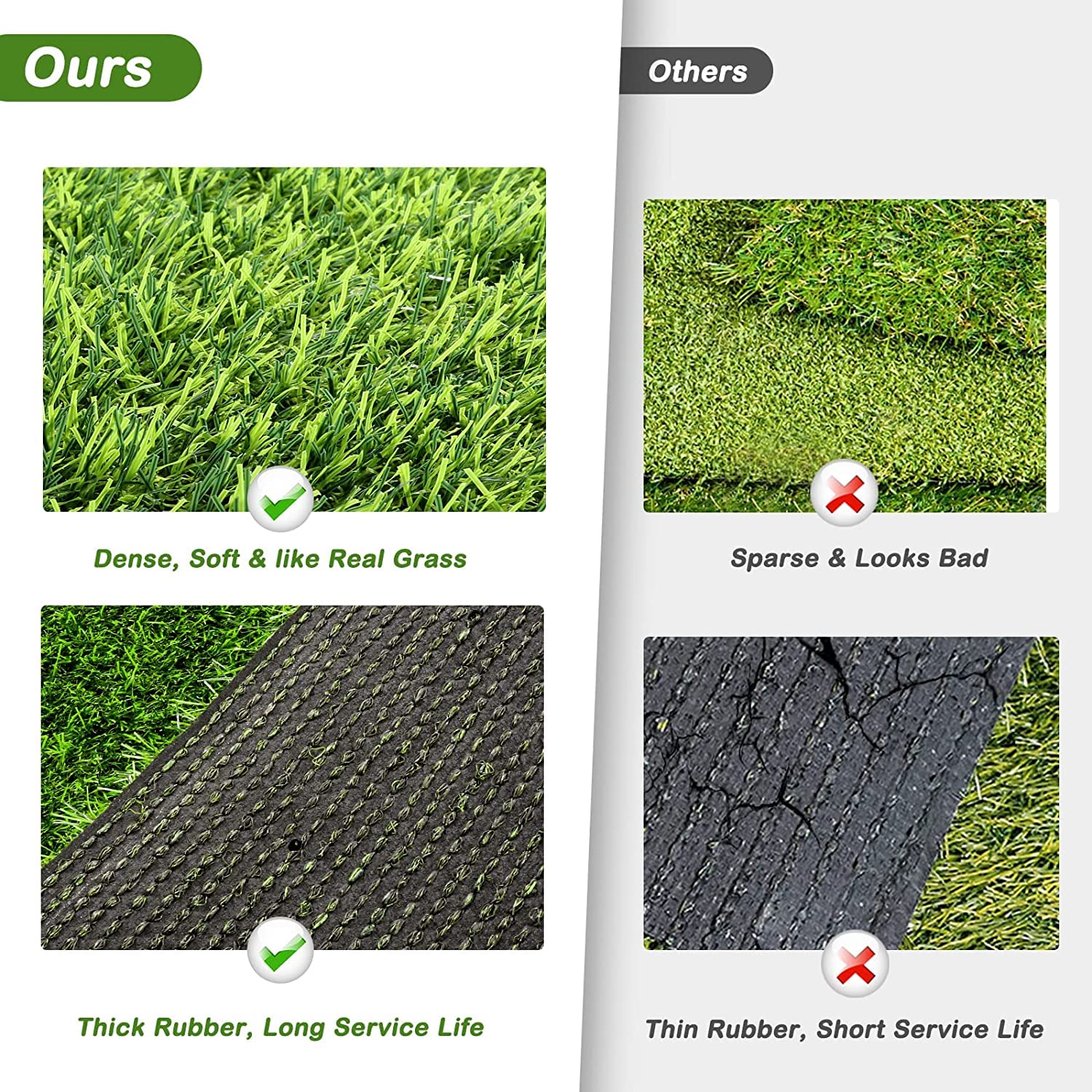 FezepYmaz drainage enabled mat promotes easy rinsing after use.
