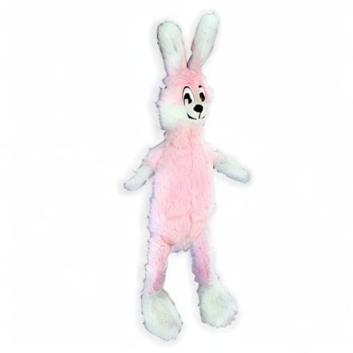 FGA MARKETPLACE Pink Rabbit Dog Toy 21-inch size fits small and medium dogs