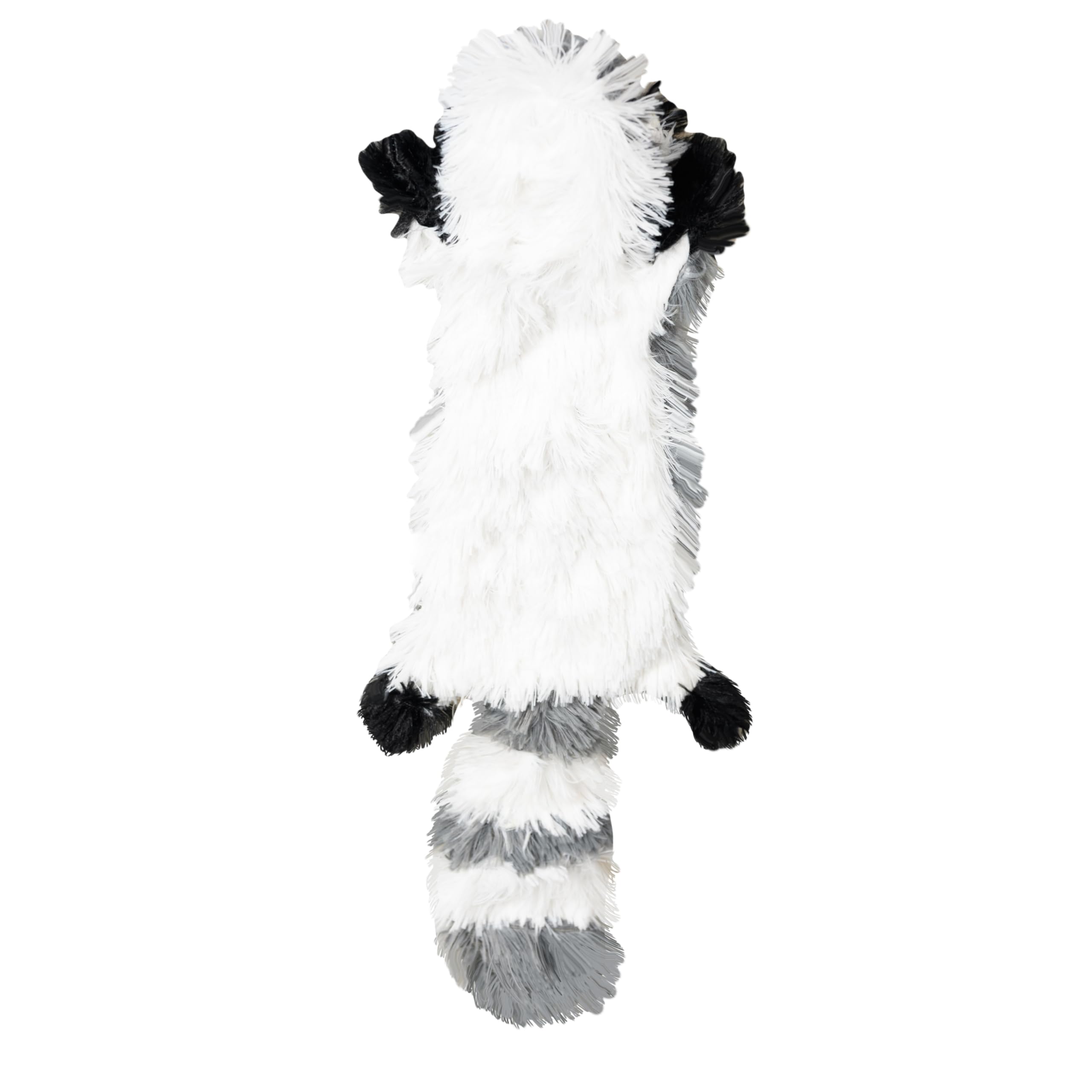 FGA MARKETPLACE Racoon Flat Toy closeup fabric for durable play session