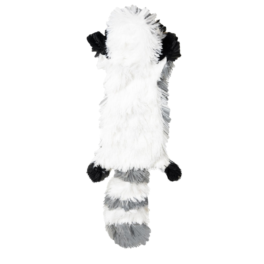 FGA MARKETPLACE Racoon Flat Toy closeup fabric for durable play session