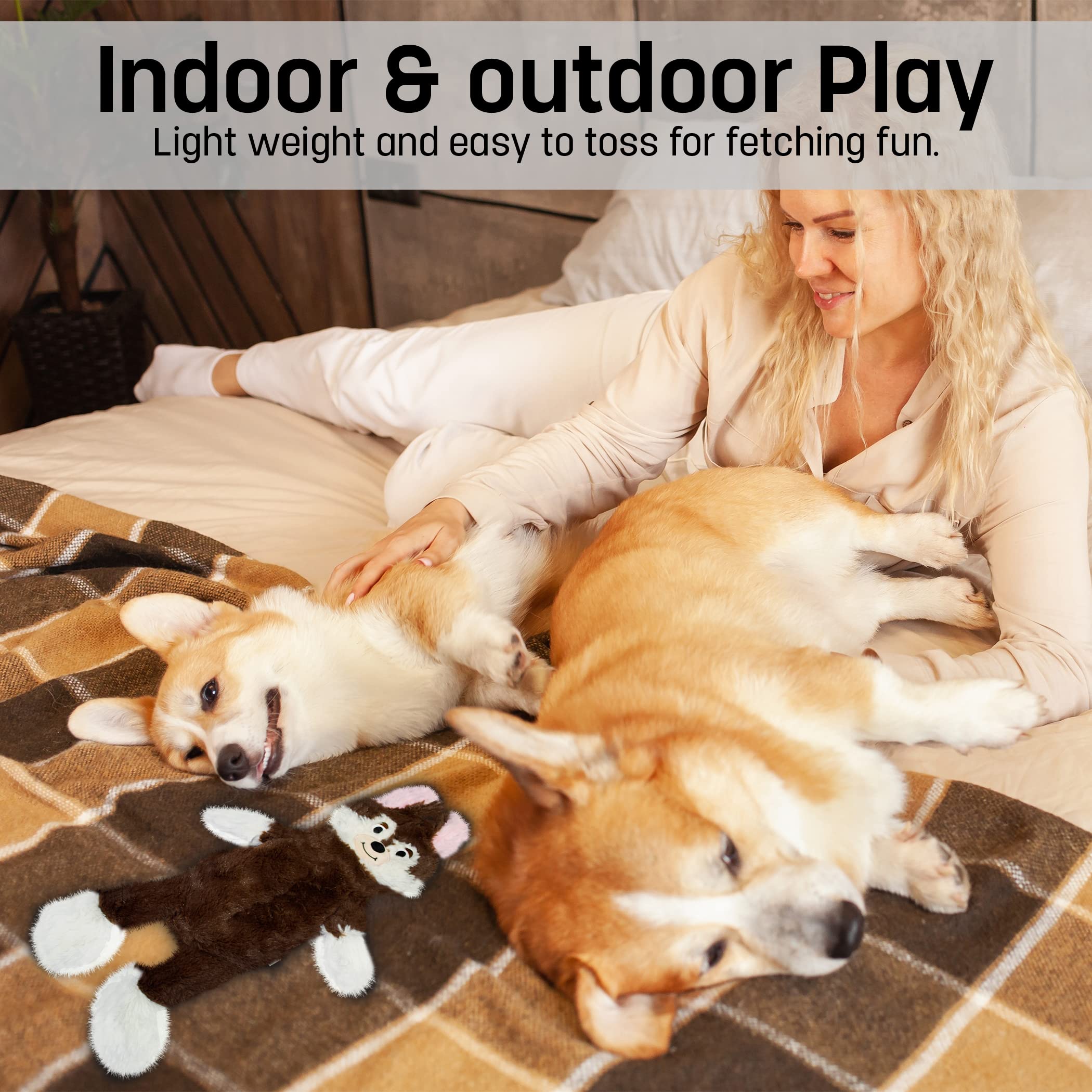 FGA MARKETPLACE Fox Flat Indoor-outdoor play versatile toy