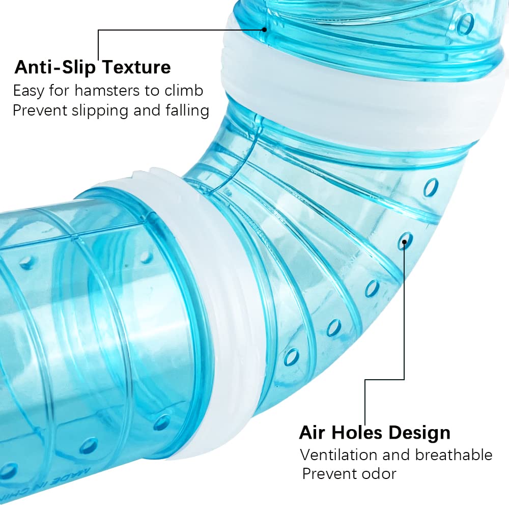 FHDUSRYO connection board blue highlights quick, secure track assembly for small pets.