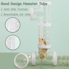 FHDUSRYO hamster tunnel interior view shows clear visibility for watching hamster activity
