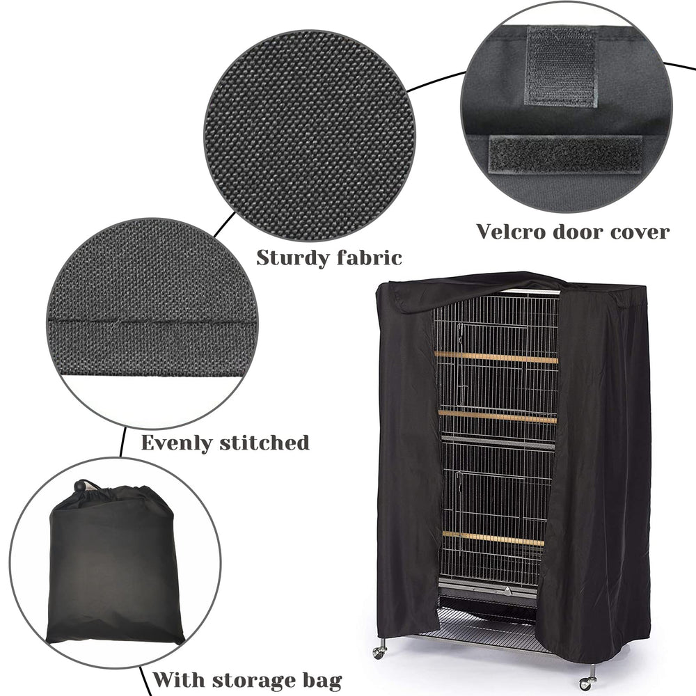 Fhiny bird cage cover highlights durable nylon material for lasting, breathable protection