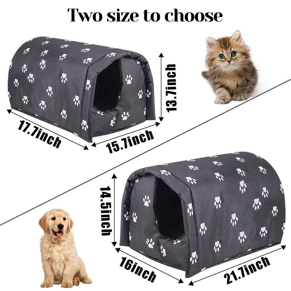 Fhiny cat house available in M, L, XL sizes for various pets.