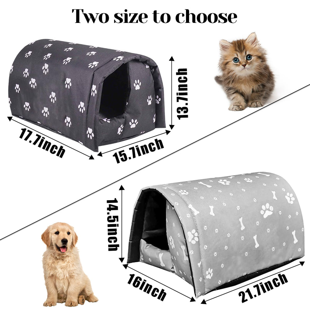Fhiny cat house sizes m-l-xl display choose appropriate scale.