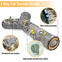 Fhiny cat tunnels foldable design makes storage and travel easy