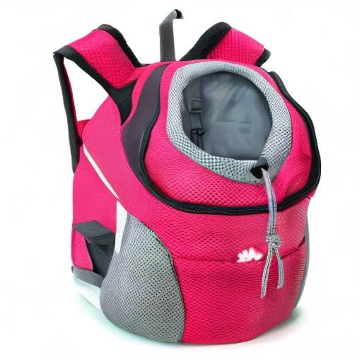 Fhiny dog carrier front and back wear options enable hands-free control.