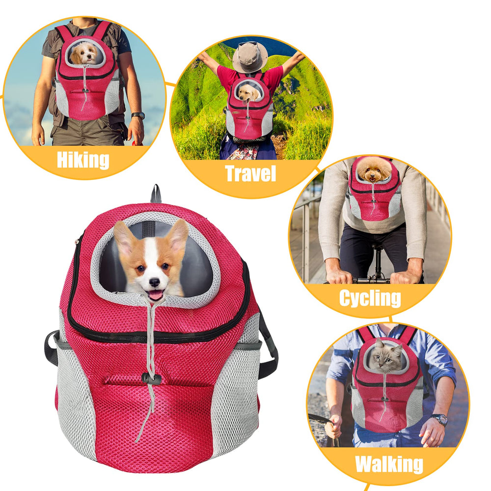 Fhiny dog carrier padded shoulder straps enhance comfort on long walks.