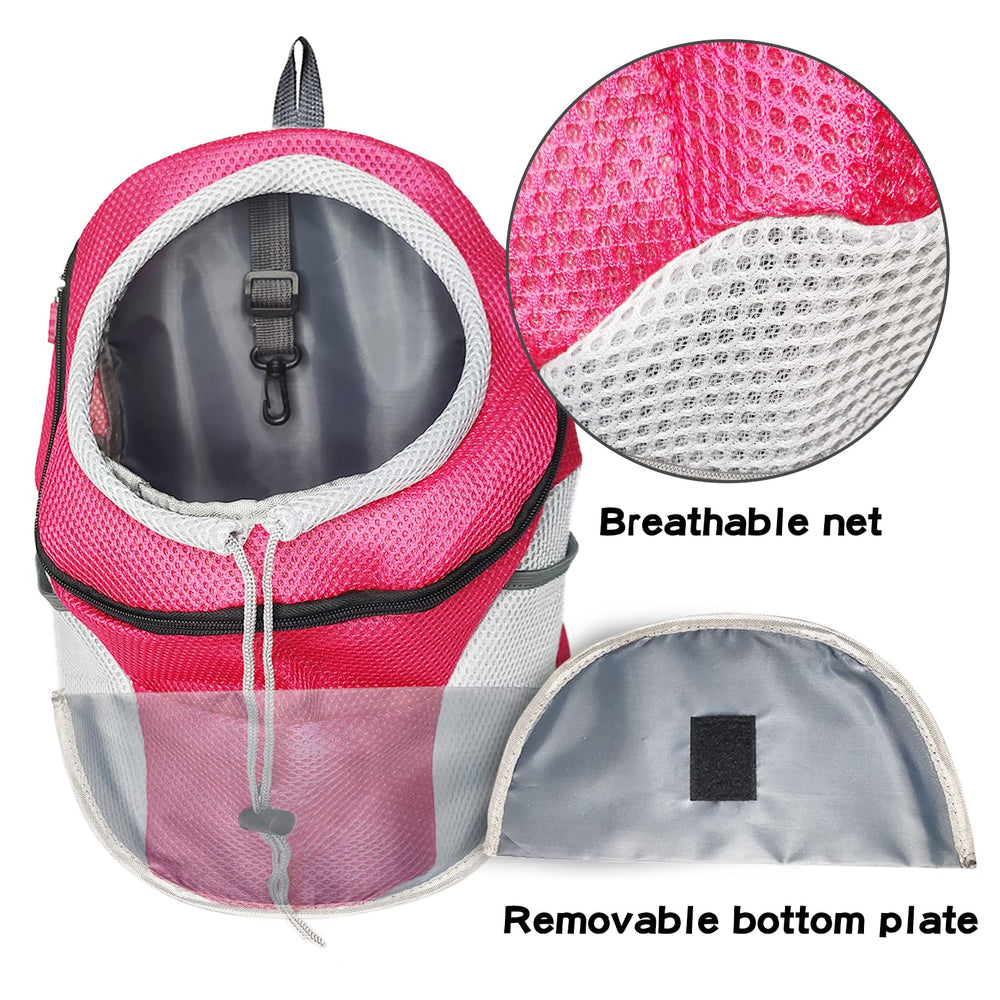 Fhiny dog carrier removable bottom pad allows easy cleaning and stability.