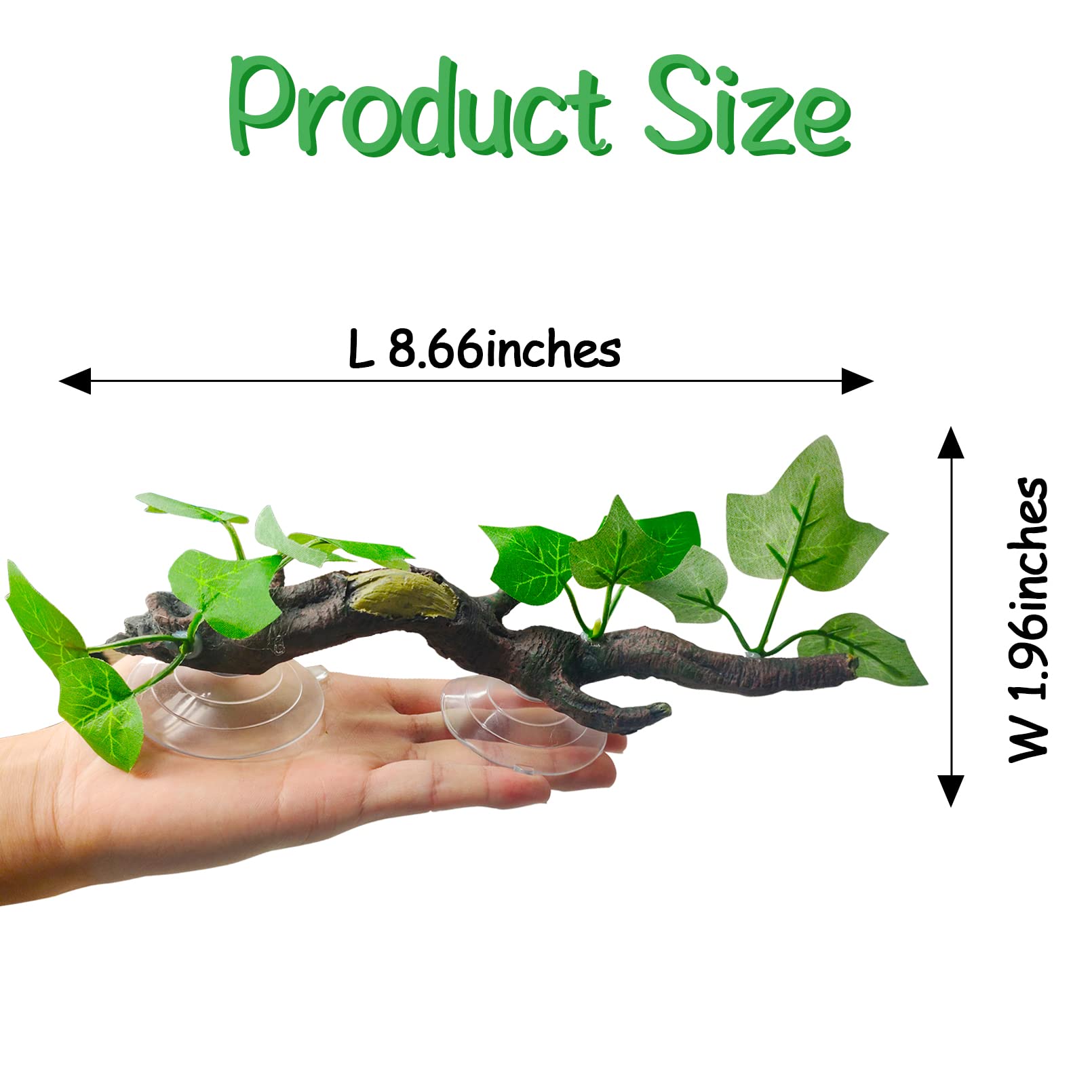 Fhiny reptile branch packaging ready for easy setup and replacement