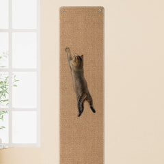 FHTONGE 71x15.8 camel wall scratcher – spacious vertical surface for cats
