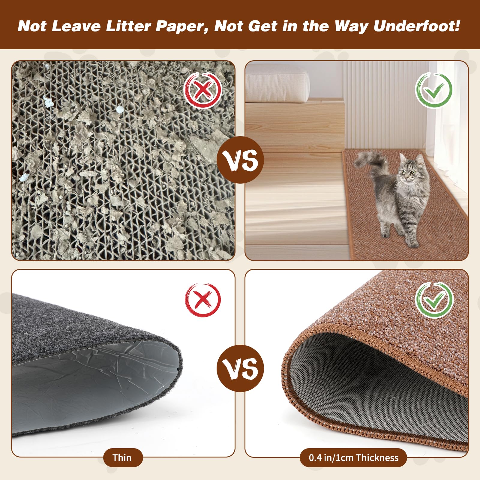 FHTONGE back resembles sisal-like cotton for durability and comfort.