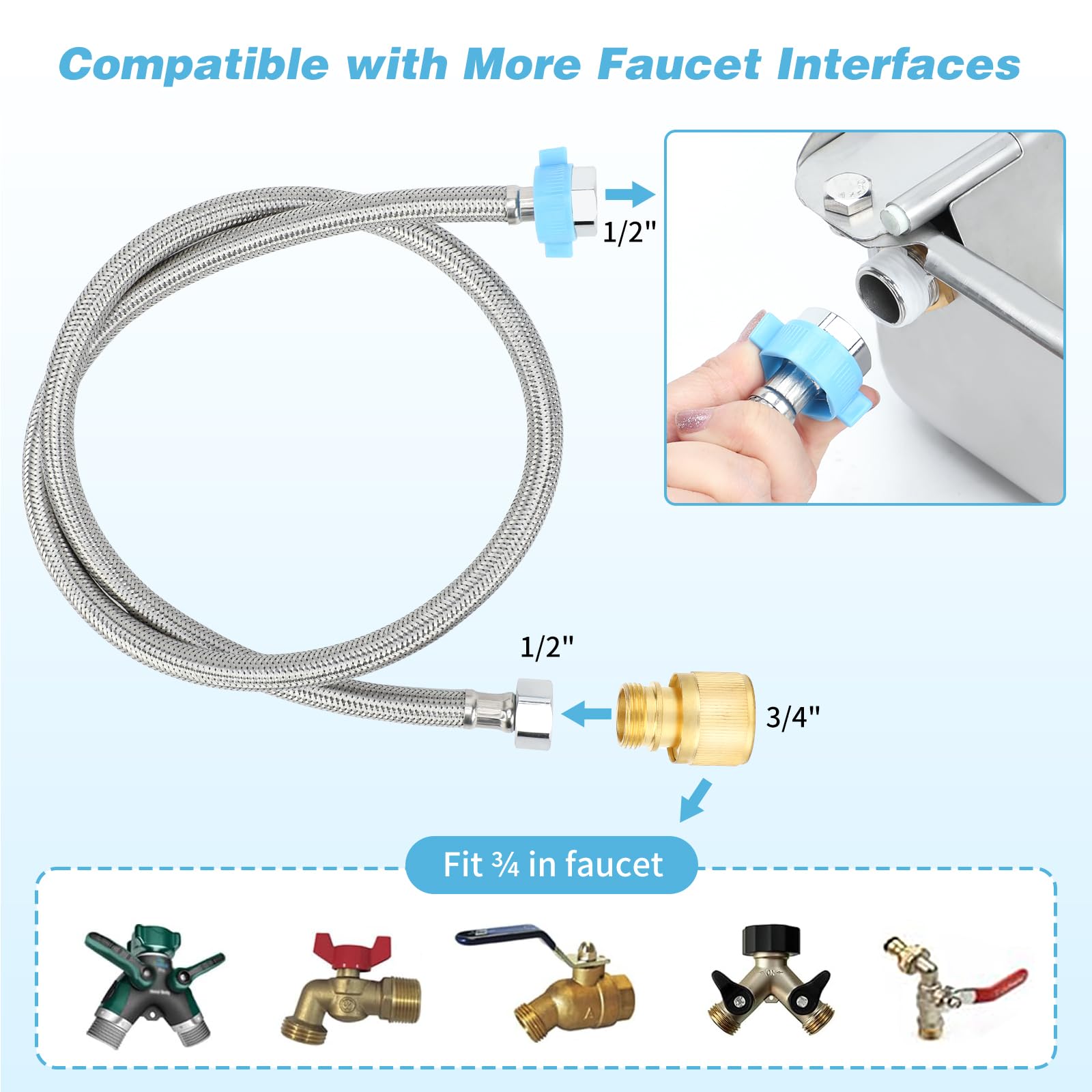 FHTONGE outdoor waterer with large dogs benefiting from elevated setup.