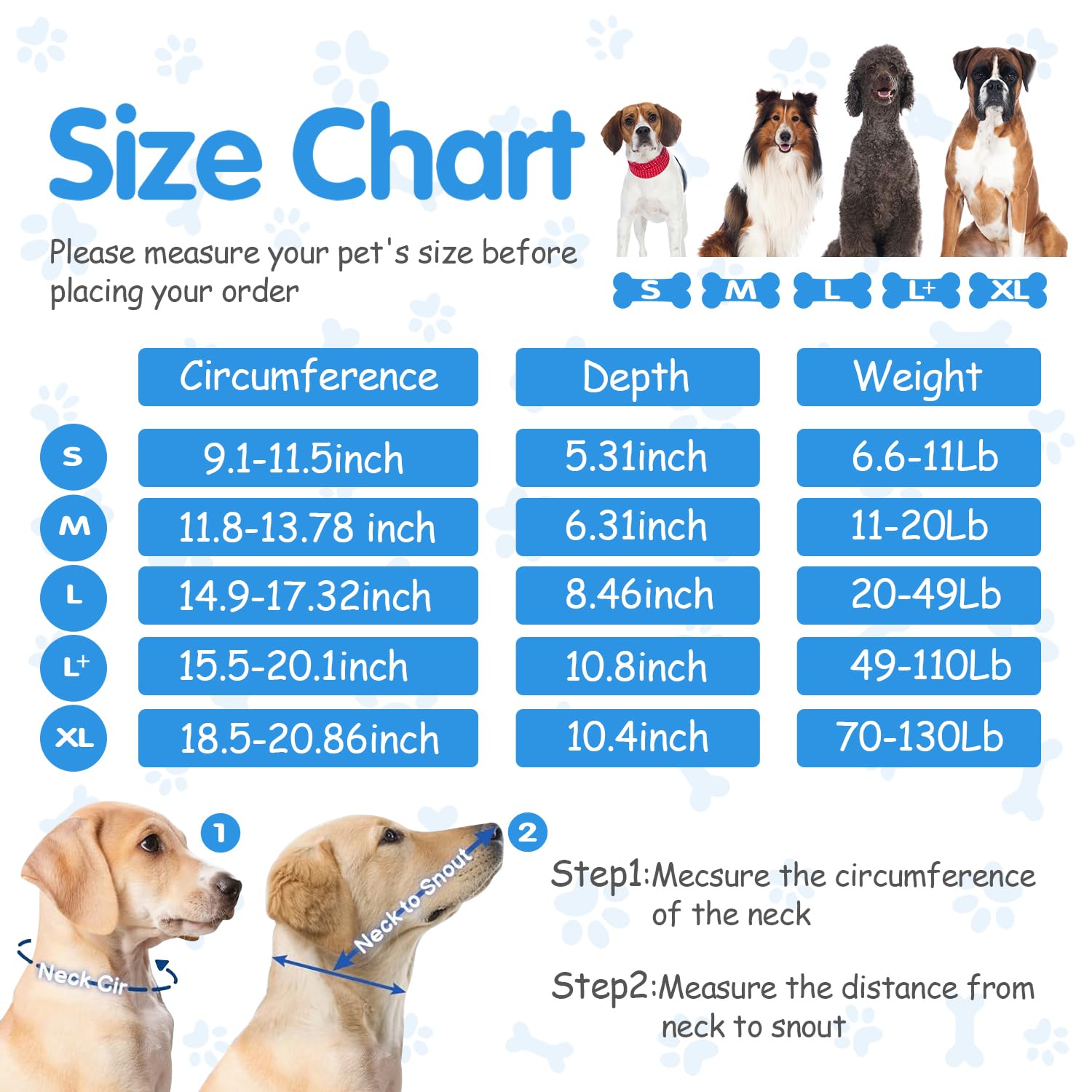 Fickte Soft Dog Cone Collar anti-slip fit keeps the cone in place during activity.