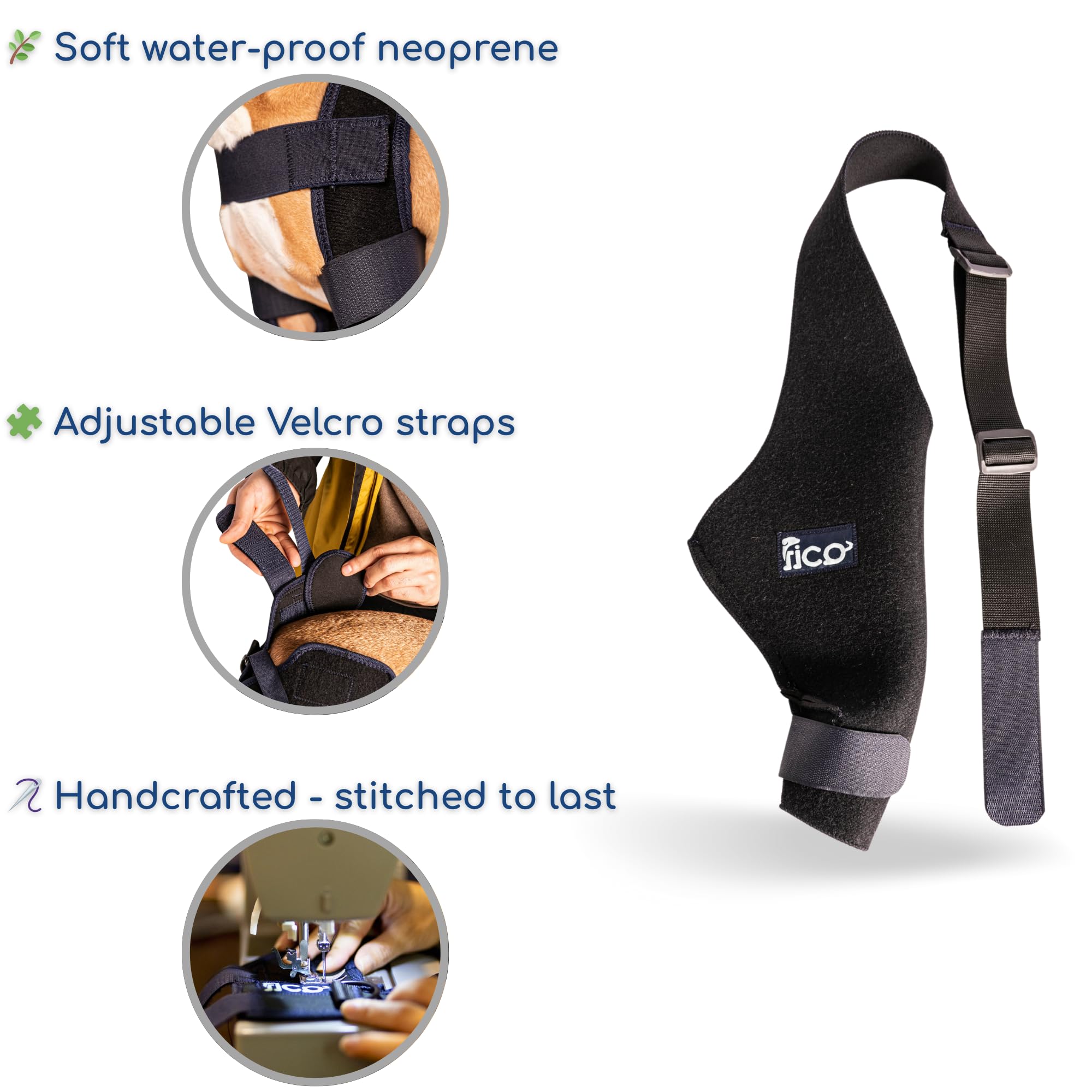 Fico knee brace is hand-washable for easy maintenance