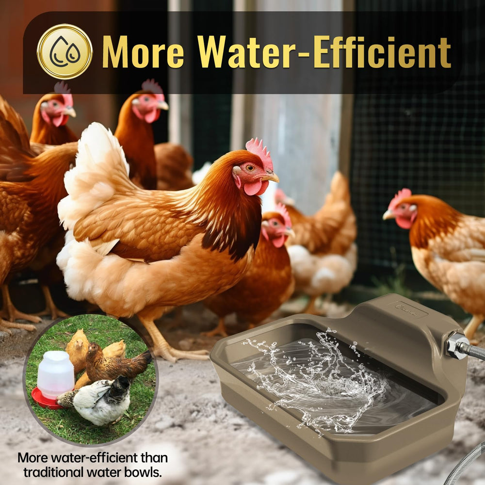 Ficuswin hygienic drinking area design emphasizes easy cleaning for pets.