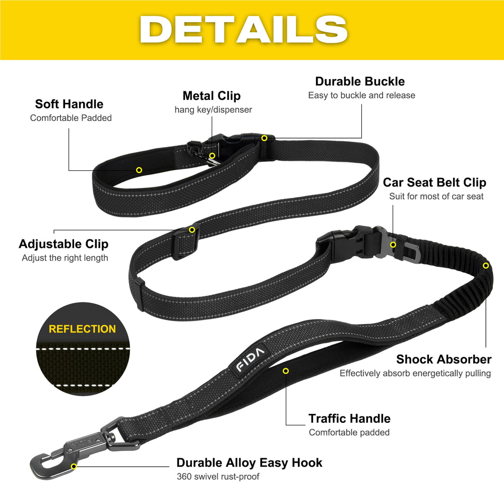 Fida heavy-duty nylon close-up confirms sturdy 1-inch webbing