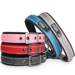 Collar Fida con acolchado de neopreno suave para mayor comodidad.