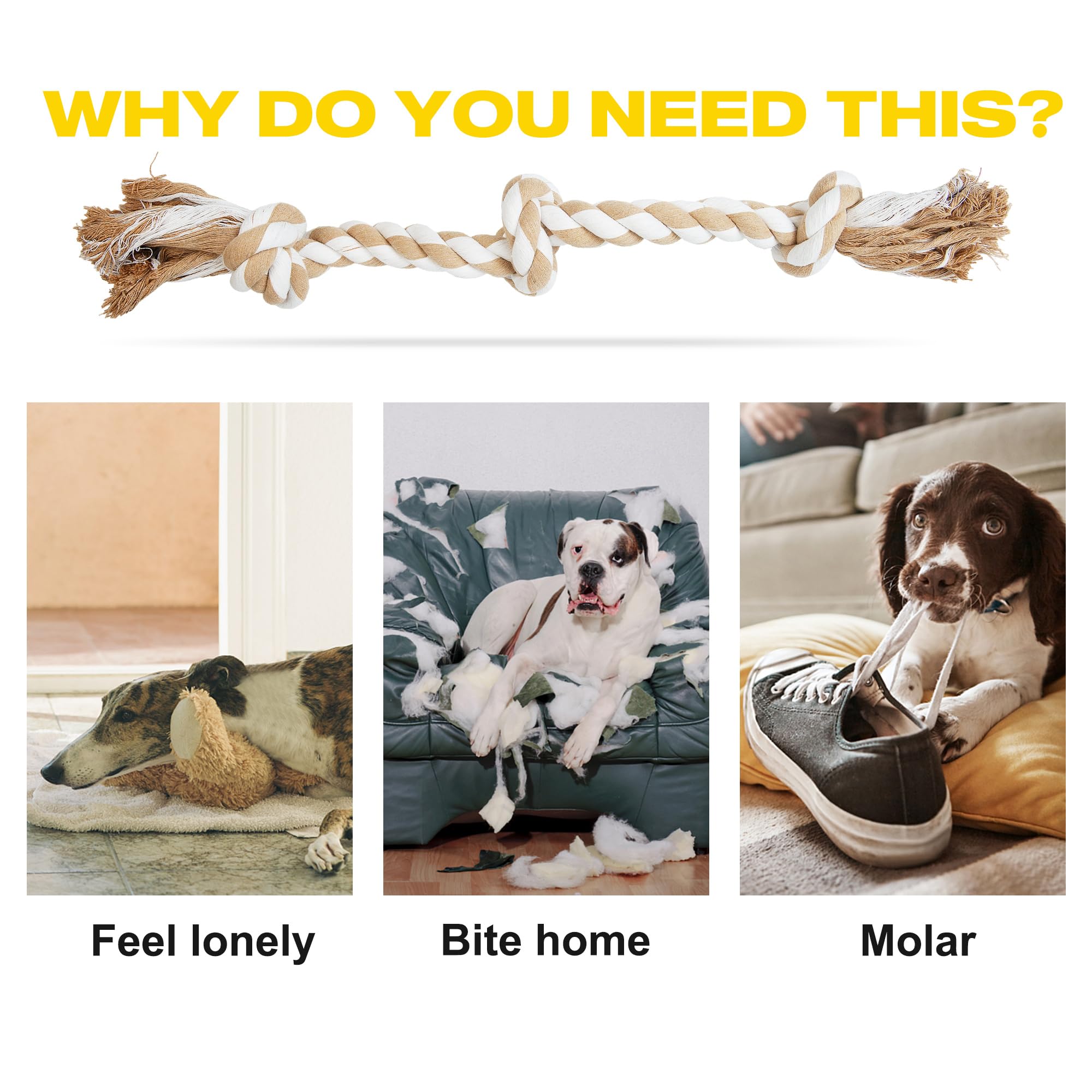 Fida dog rope toy makes a thoughtful gift for energetic dogs.