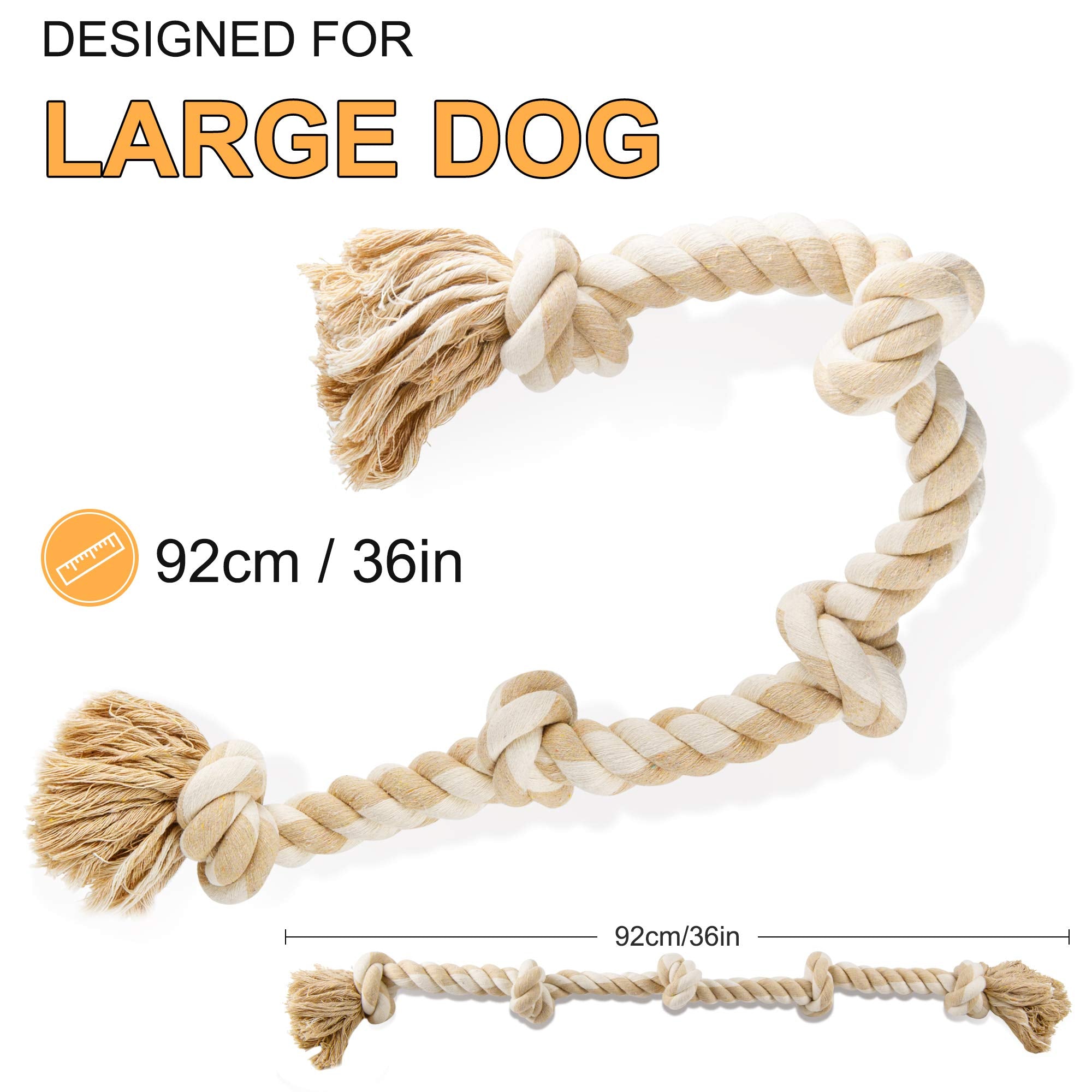 Fida rope toy demonstrates indoor-outdoor play versatility for dogs.