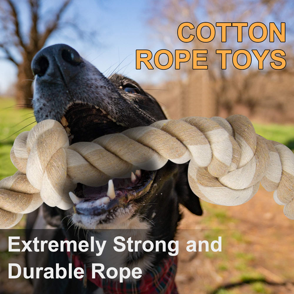Fida rope toy close-up highlights tug-of-war engagement for dogs.