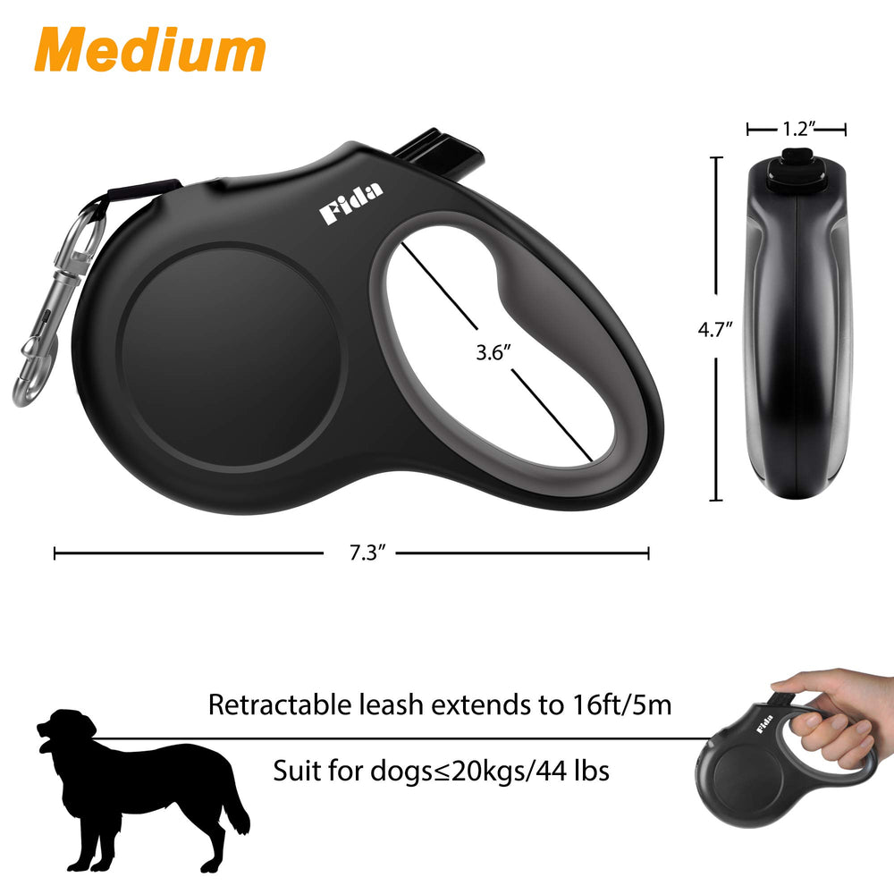 Fida easy roll-on/off feature lets you adjust distance with a thumb.