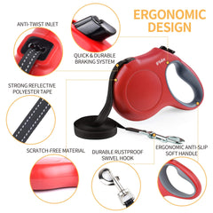 Fida anti-slip handle provides comfortable grip during energetic walks.