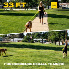 Fida long-leash 30ft for dogs allows ample freedom with reliable recall.