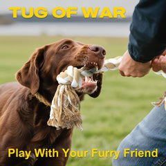 Fida natural cotton rope toy supports safe daily chewing.