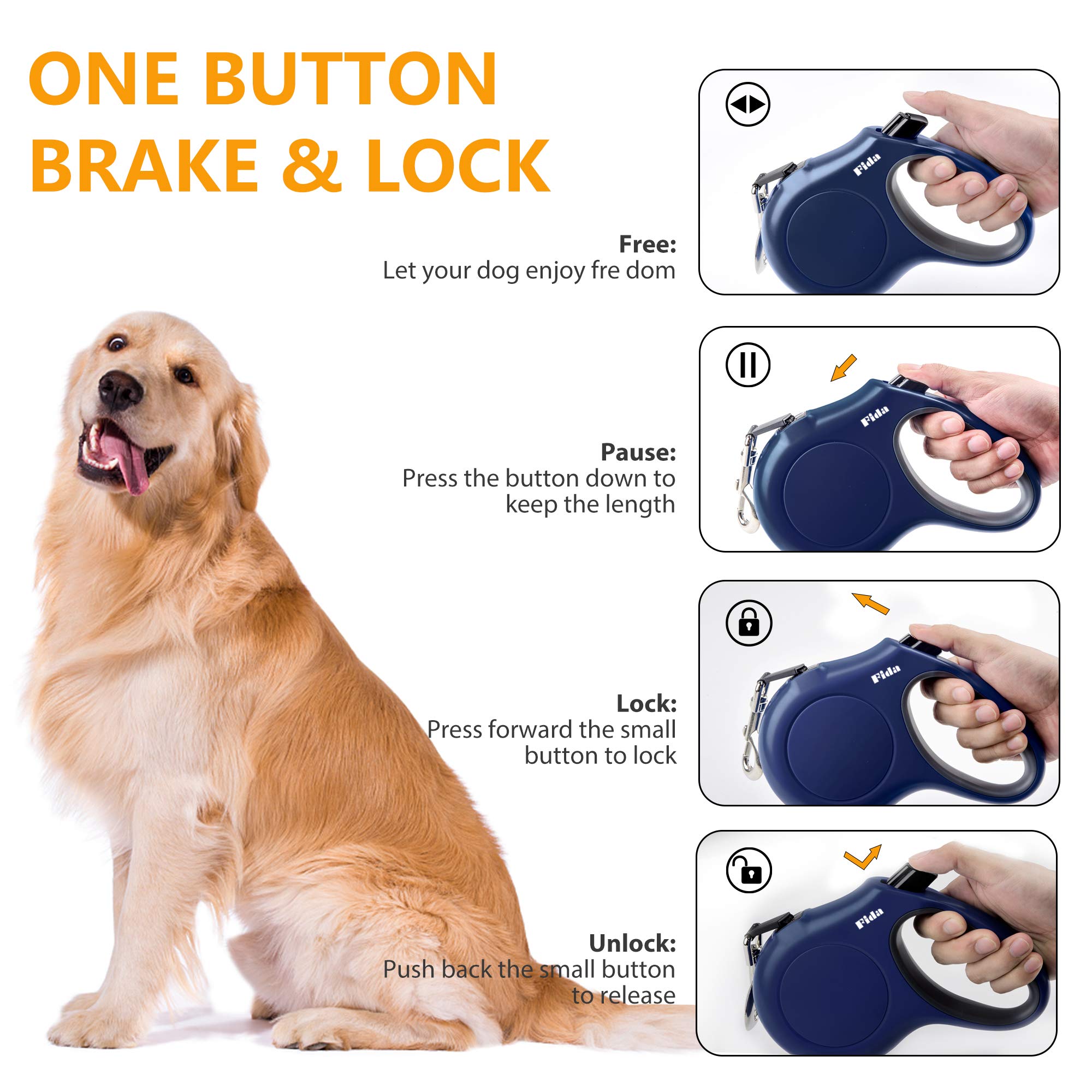 Fida reflective leash tape boosts visibility during early mornings and nights