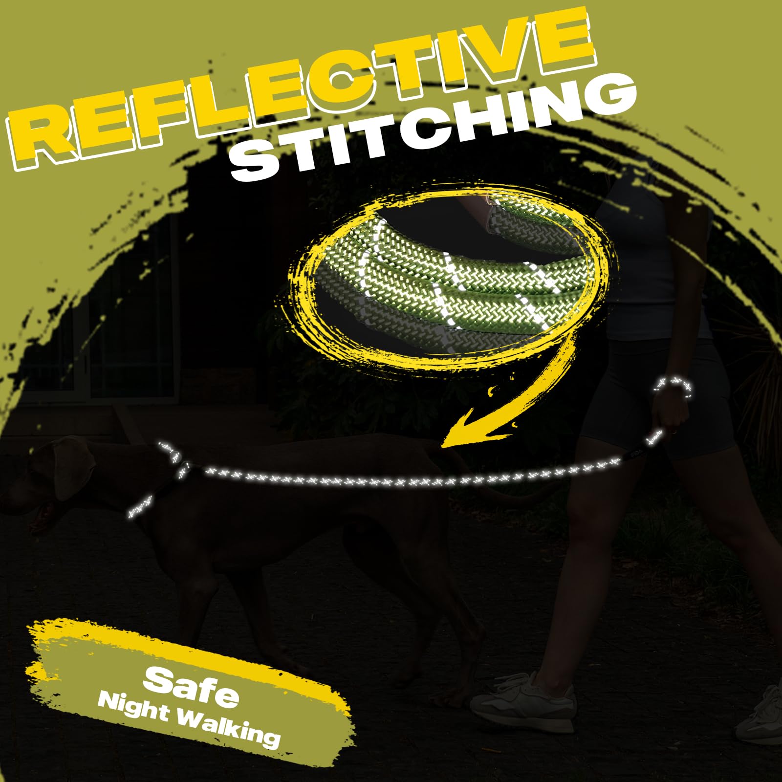 Fida Slip Leads adjustable loop for quick, secure on-off.
