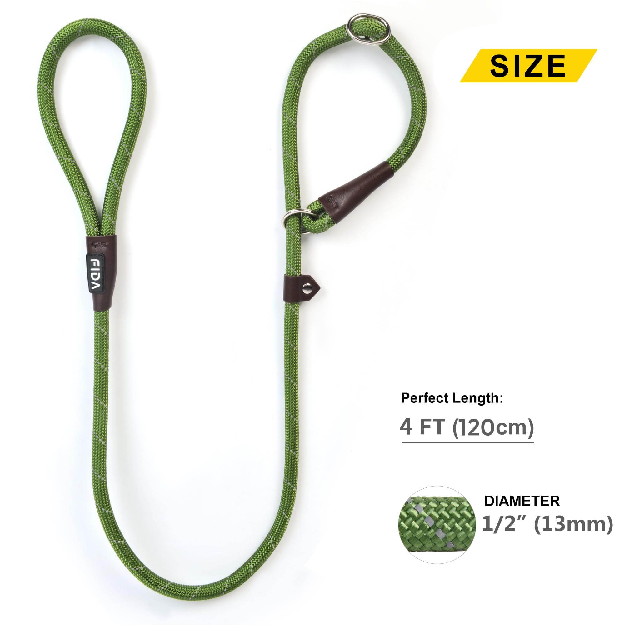Fida Slip Leads designed for large and medium dogs.