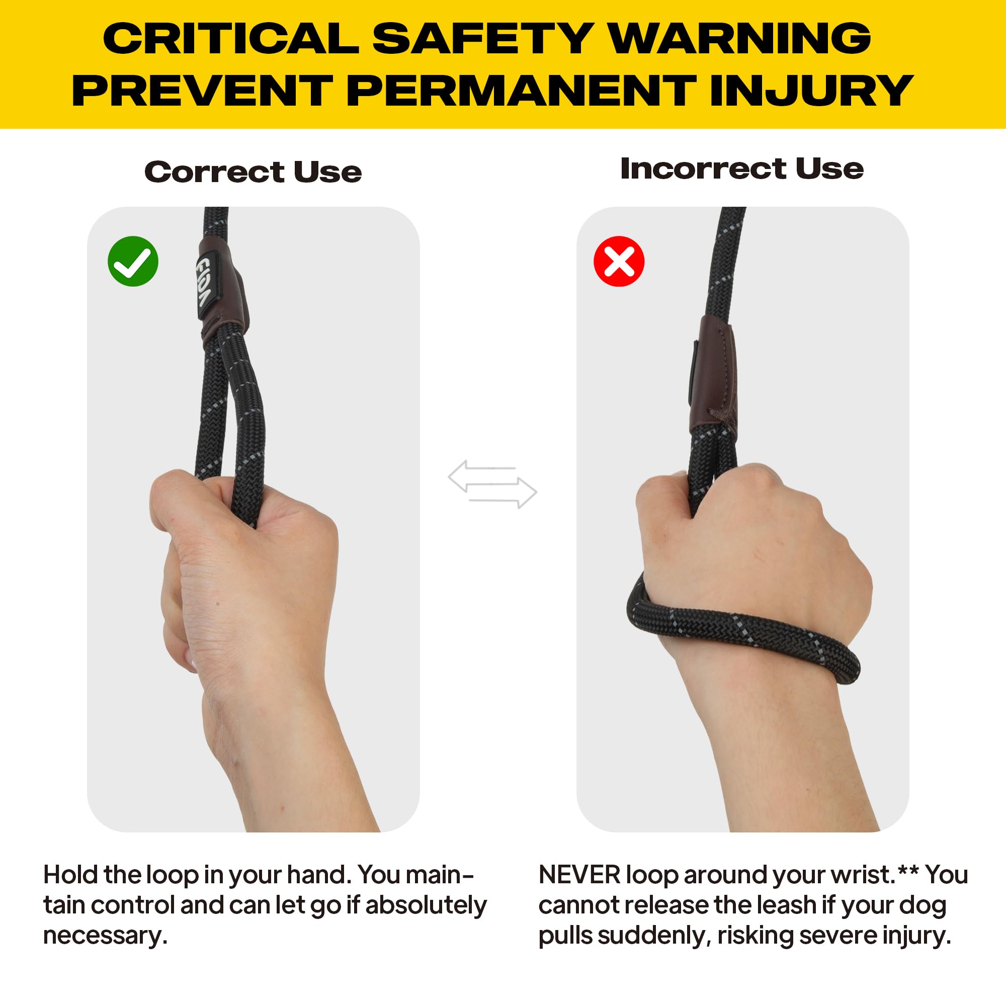 Fida versatile for small, medium, and large dogs during walks
