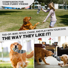 Fida squeaky dog toy tug-of-war mode encourages interactive bonding and energetic play