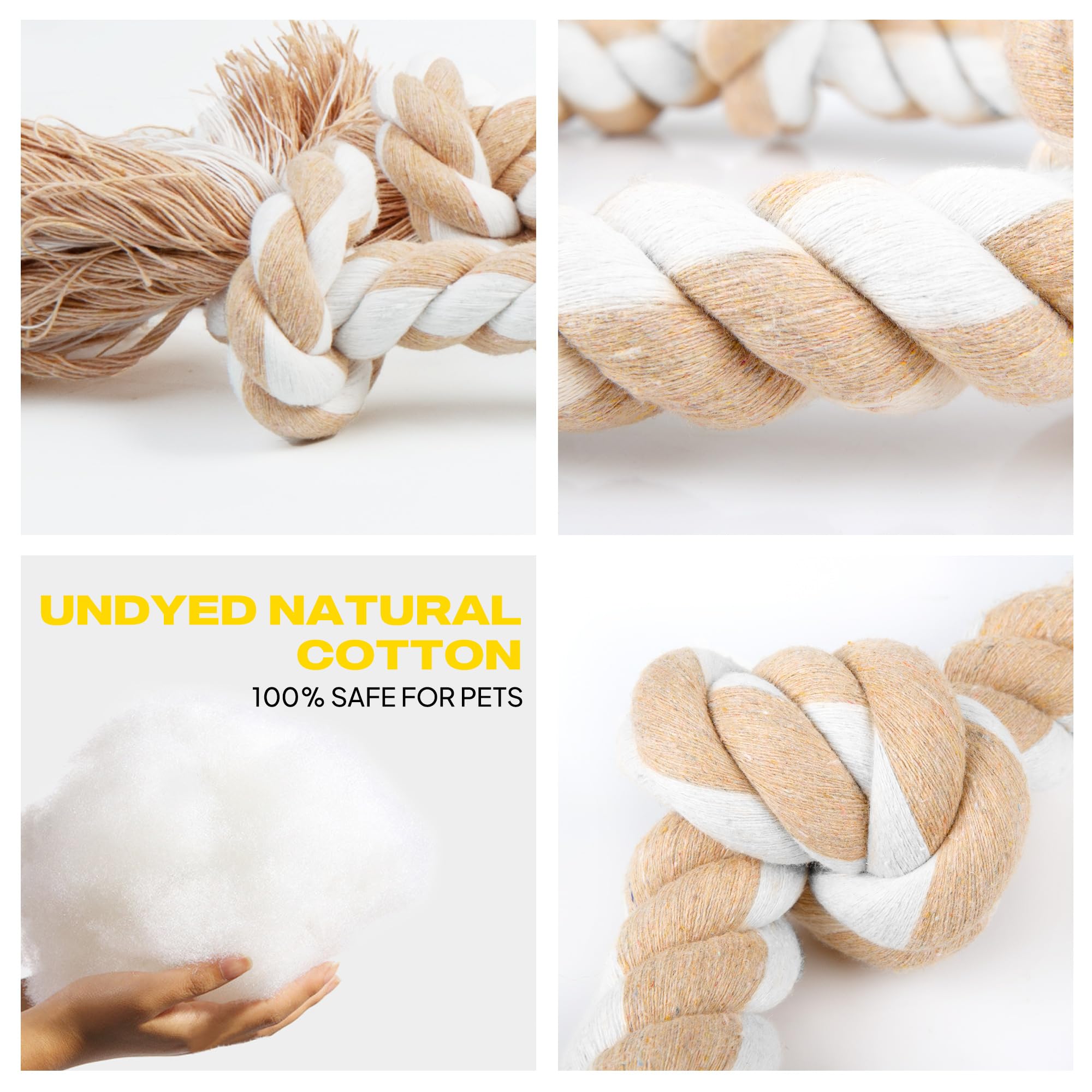 Fida tug-of-war rope toy encourages interactive play sessions.