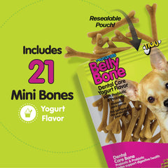 Fido Belly Bones mini, tamaño ideal para perros de 4 a 18 libras.