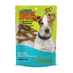 Fido Super Breath dental bones in small resealable pouch for daily use.