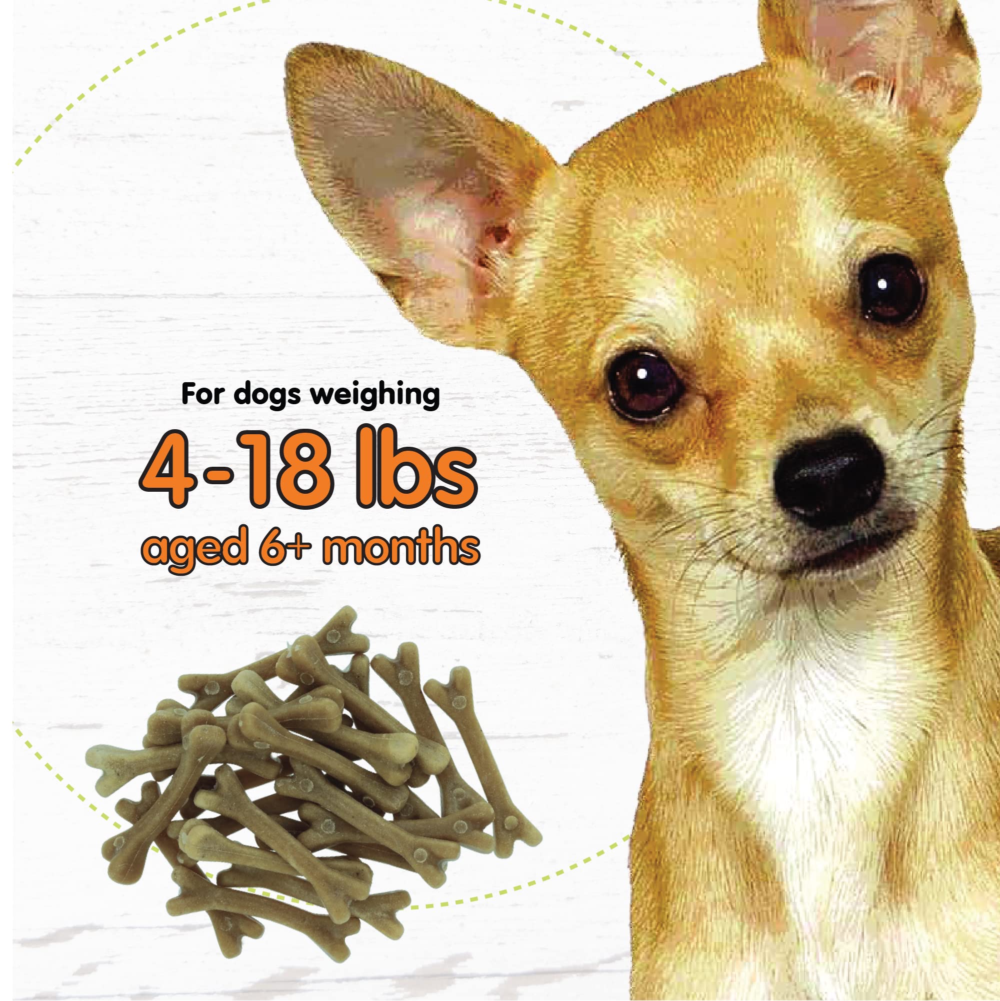 Fido Super Breath v-groove design makes it easy for dogs to grip while chewing.