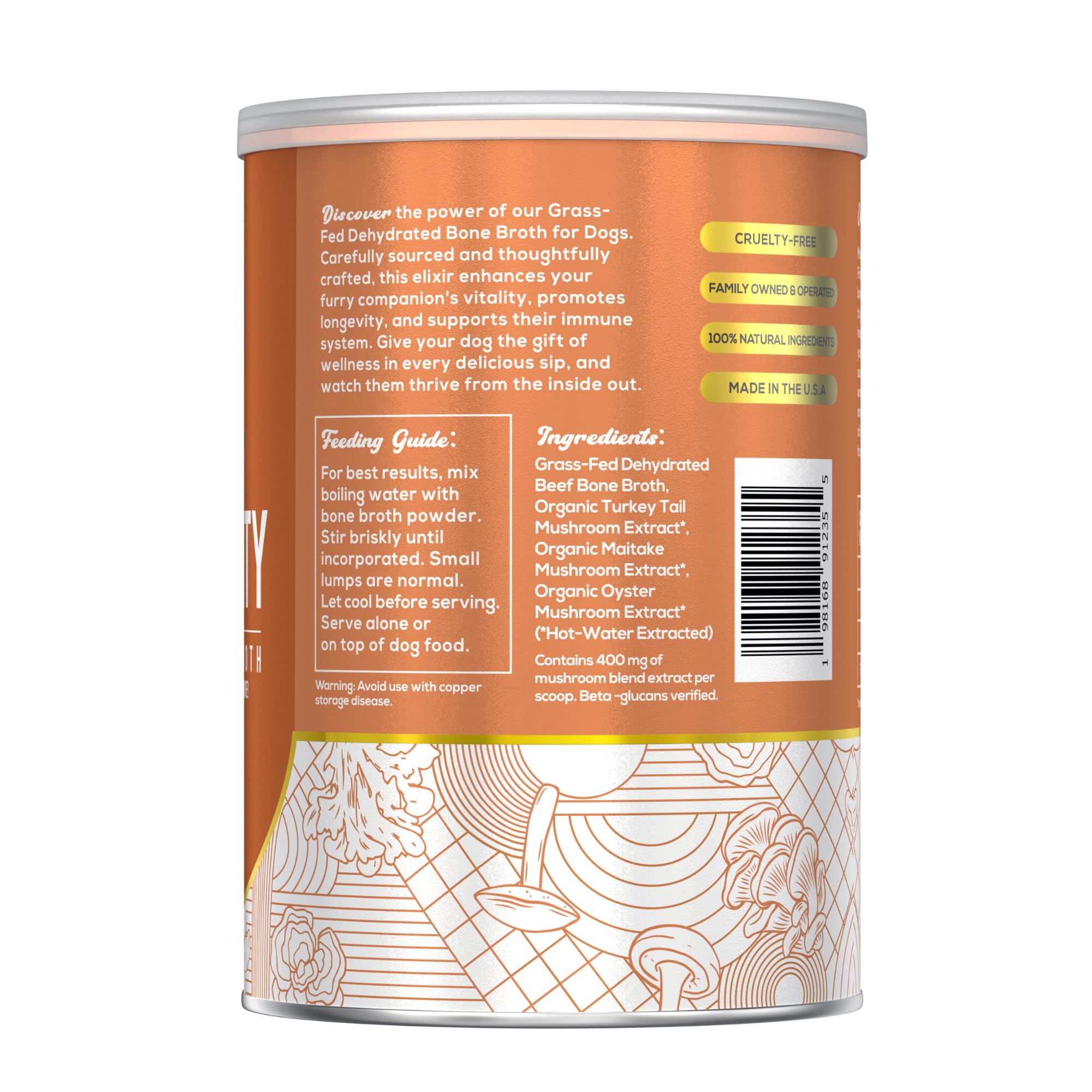 Fido's Longevity satisfaction guarantee seal on product packaging