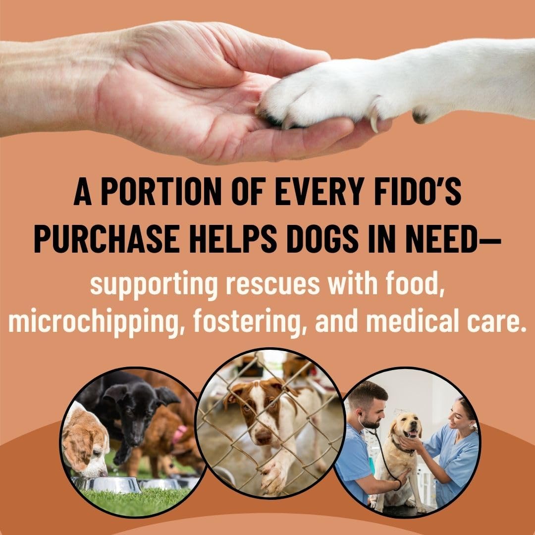 Fido's Longevity included measuring scoop for easy dosing