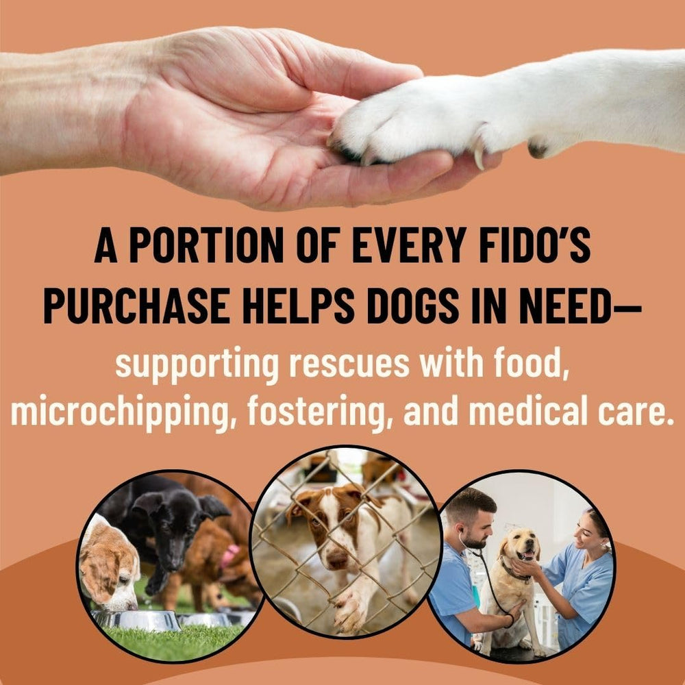 Fido's Longevity included measuring scoop for easy dosing