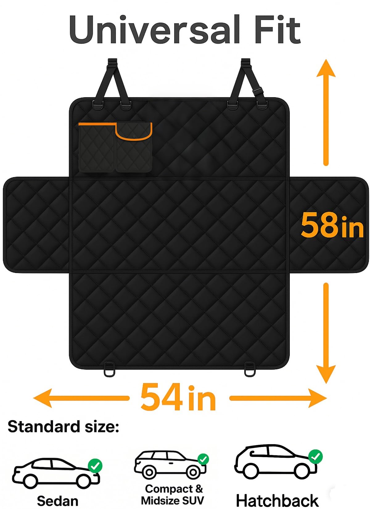 Fidozen dog seat belt included helps secure energetic dogs on trips