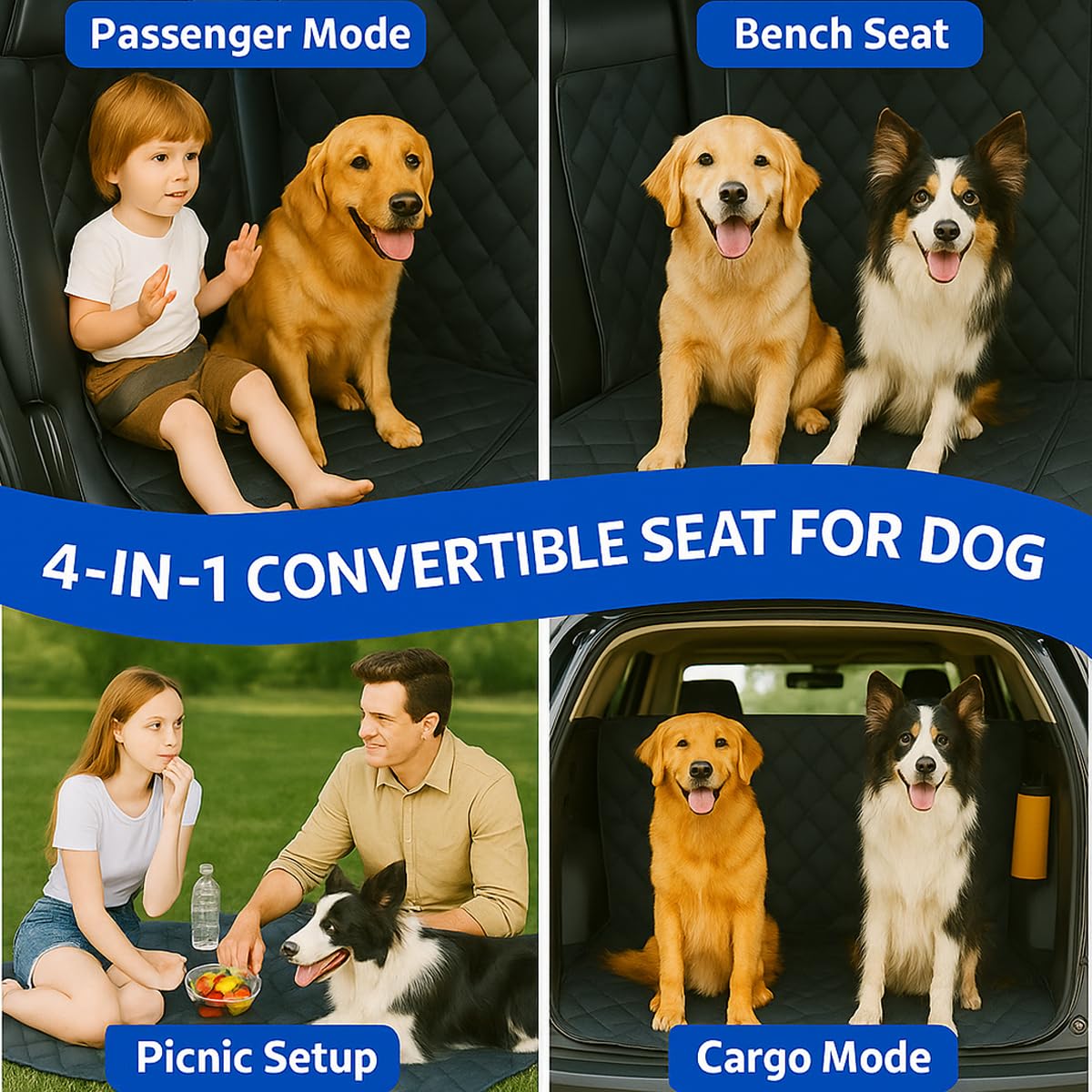 Fidozen easy-clean material makes quick wipe-downs after muddy adventures